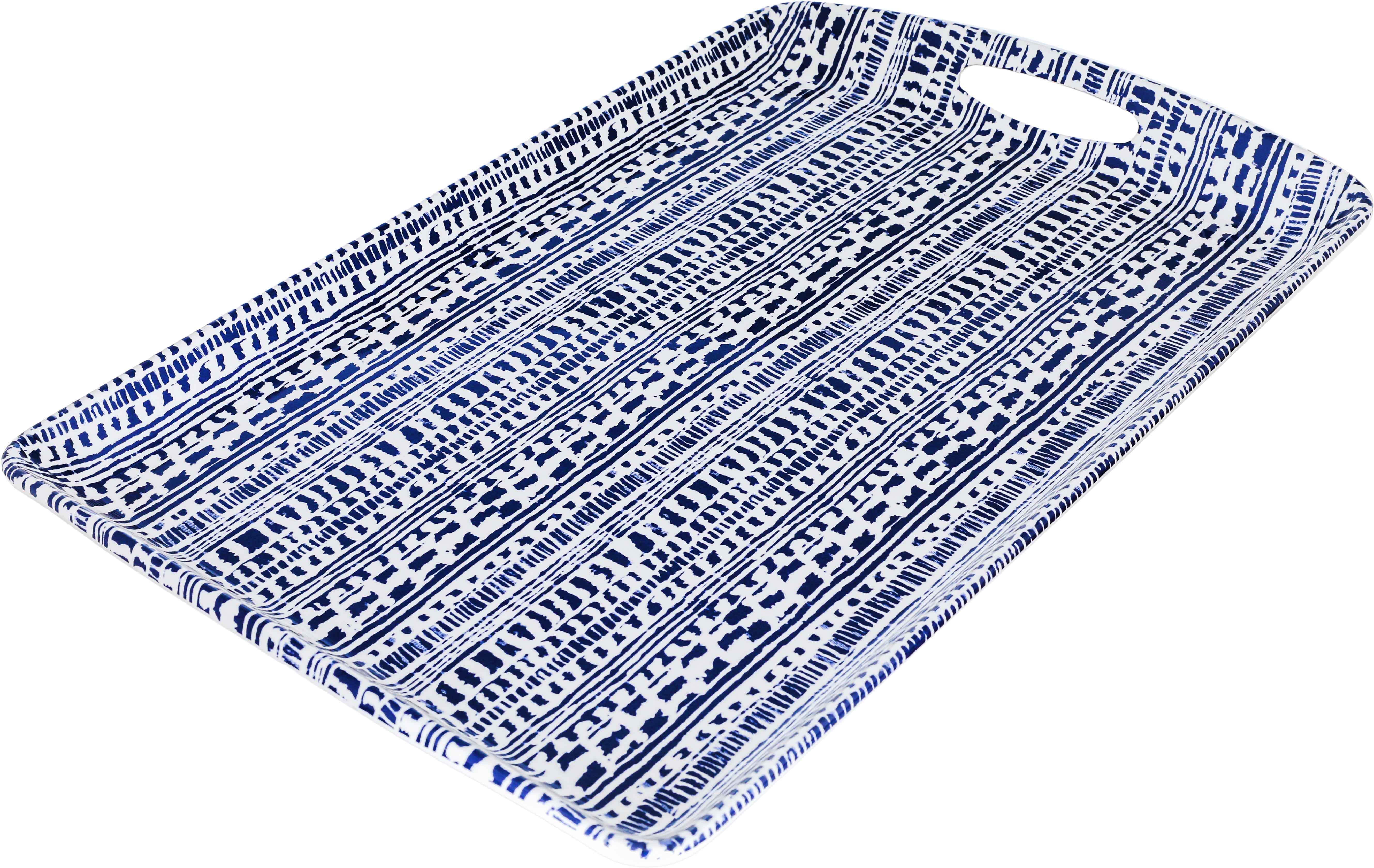 Al Saif Gallery Melamine Serving Tray, 21.5 cm, Rectangle - Blue product image 2
