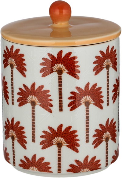 Al Saif Gallery Porcelain Spice Jar Set, Metal Stand, 7 Pieces, Lids - White and Colored product image 5