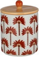 Al Saif Gallery Porcelain Spice Jar Set, Metal Stand, 7 Pieces, Lids - White and Colored product image 5
