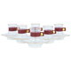Al Saif Gallery Glass Tea Bialat Serving Set, 12 Pieces - Clear product image 2