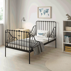 سرير حديد، 35×80×170 سم - أسود product image