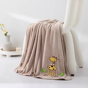 منشفة اطفال كورال فليس ريفي، 140×80 سم - بيج product image