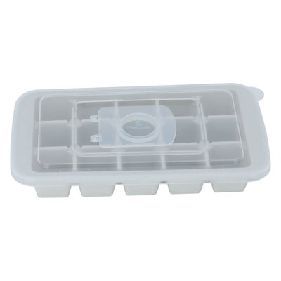 علبة مكعبات الثلج بلاستيك السيف غاليري، مع غطاء - بيج product image 2