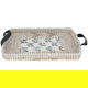 Al Saif Gallery wicker serving tofir, 47 x 35 x 4.5 cm, rectangle - beige white product image 2