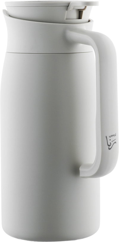 RanaAl Saif Gallery Thermos, 1.5L, Stainless Steel Inner Carrier, Stainless Steel Outer Body, Touch Screen - Light Grey product image 4