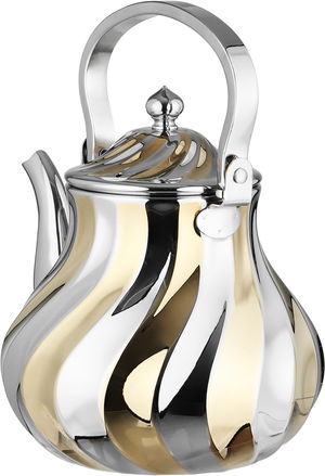 إبريق سميراء الرومانسية أستيل سيف بلص، 2 لتر - فضي ذهبي product image 2