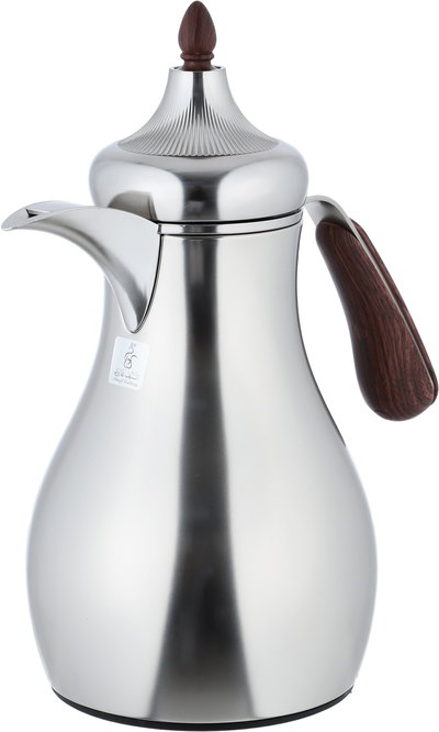 Al Saif Gallery Sama Thermos Set, 0.7/1 Liter, 2 Pieces, Inner Glass Container, Stainless Steel Outer Body - Silver product image 5