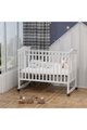 سرير اطفال خشب الصنوبر فان مومنت، 130×70 سم، مع ناموسية - ابيض product image 7