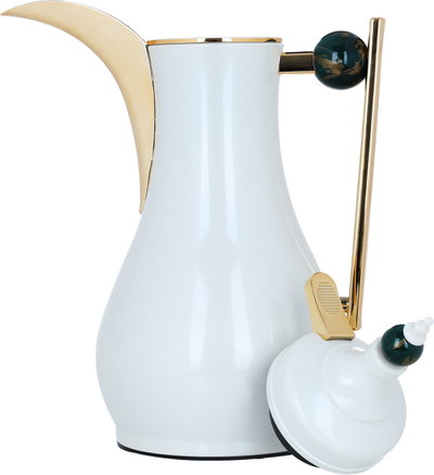 طقم ترامس الاء السيف غاليري، قطعتين، بيد رخامي، حافظة داخلية زجاج حراري، هيكل خارجي استيل - بني فاتح product image 9