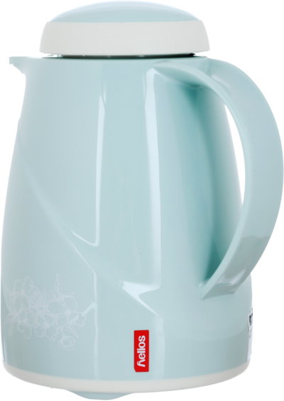Helios thermos, rose pattern, 0.3 litres, thermal glass inner container, plastic outer shell - green product image 5