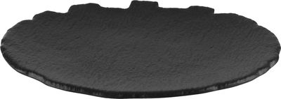 صحن تقديم ملامين السيف غاليري، 23x23x2 سم - اسود product image 1