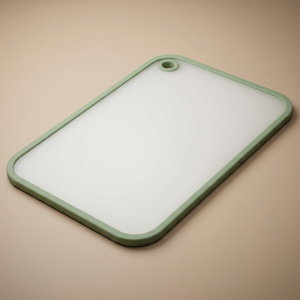 Al Saif Gallery Plastic Cutting Board, 30x20x1 cm - Transparent Green product image