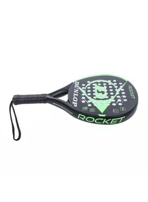 مضرب البادل روكيت دانلوب، 38 ملم - اسود اخضر product image 2