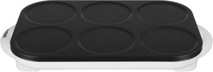 صانعة مصابيب وبانكيك كيون، 1200 واط، 6 خانات، KHD/609 - ابيض اسود product image