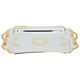 Al Saif Gallery steel topper, 46 x 33 x 1.7 / 44 x 30 x 1.6 / 36 x 24 x 1.5 cm, rectangular, 3 pieces - silver product image 1