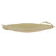 Al Saif Gallery Steel Serving Plate, Round - Gold product image 1
