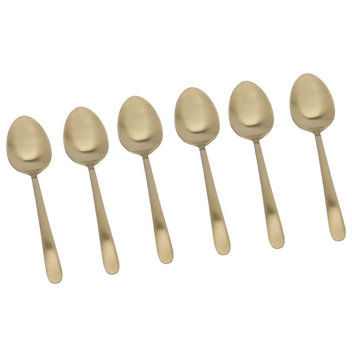 Ibiza Steel Al Saif Gallery Spoon Set, Plain, 30 Pieces - Gold product image 3