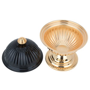 تمرية استيل السيف غاليري، غطاء أسود ، بقاعدة - ذهبي product image 2
