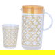 Al Saif Gallery Plastic Cups and Cups Set, 0.4/1.2 L, 4 Cups - Transparent product image 1