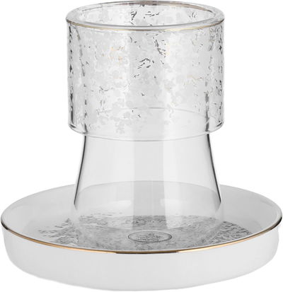 طقم تقديم شاي زجاج السيف غاليري، نقش، 29 قطع - أبيض product image 4