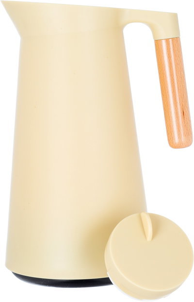 ترمس ليندا تايملس، 1 لتر، حافظة داخلية زجاج حراري - بيج product image 4