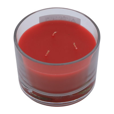 شمع بكأس بلاستيك السيف غاليري، رائحة التوت ، 7×10×10 سم - احمر product image 2