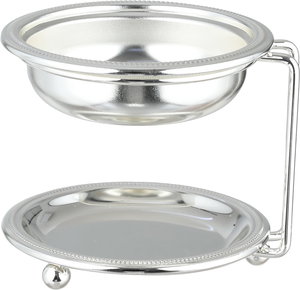 تمرية بغطاء ستانلس استيل السيف غاليري، 13x13x10 سم، دائري، صحن نواة - فضي product image 2