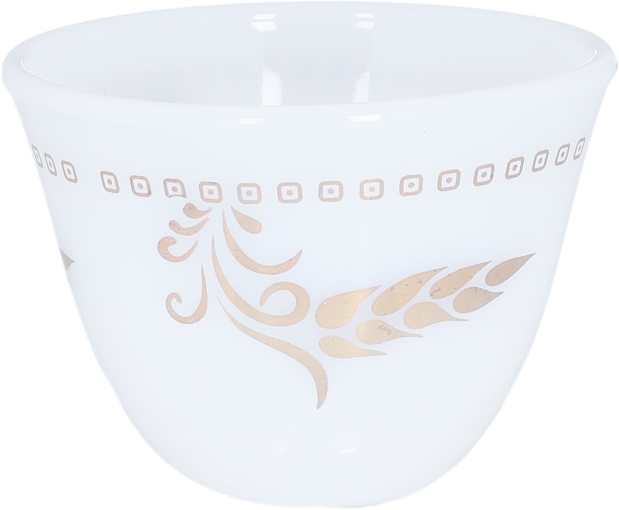 Arcopal Al Saif Gallery Arabic coffee cups, Sunbulah pattern, 12 pieces - white product image 2