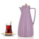 Al Saif Flora 11 Thermos, 1.2 liters, thermal glass inner shell, plastic outer shell - light purple product image 1