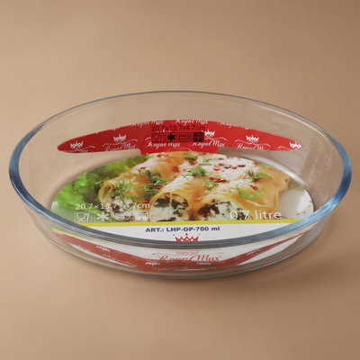 صينية فرن بايركس السيف غاليري، 700 مل، بيضاوي - شفاف product image 1