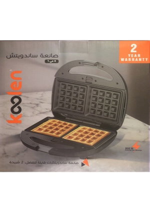 صانعة ساندوتش كولن، 800 واط، 4×1، 800106003 - اسود product image 2