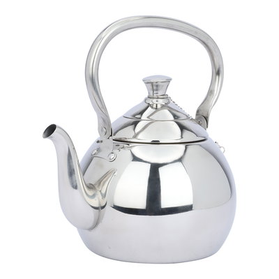 Al Saif Gallery Steel Arabic Teapot, 1.5 Liter - Silver product image 3