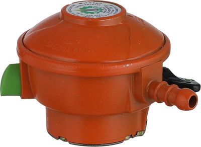 منظم غاز ألمنيوم، 50 ملي بار، صمام أمان - برتقالي product image 1