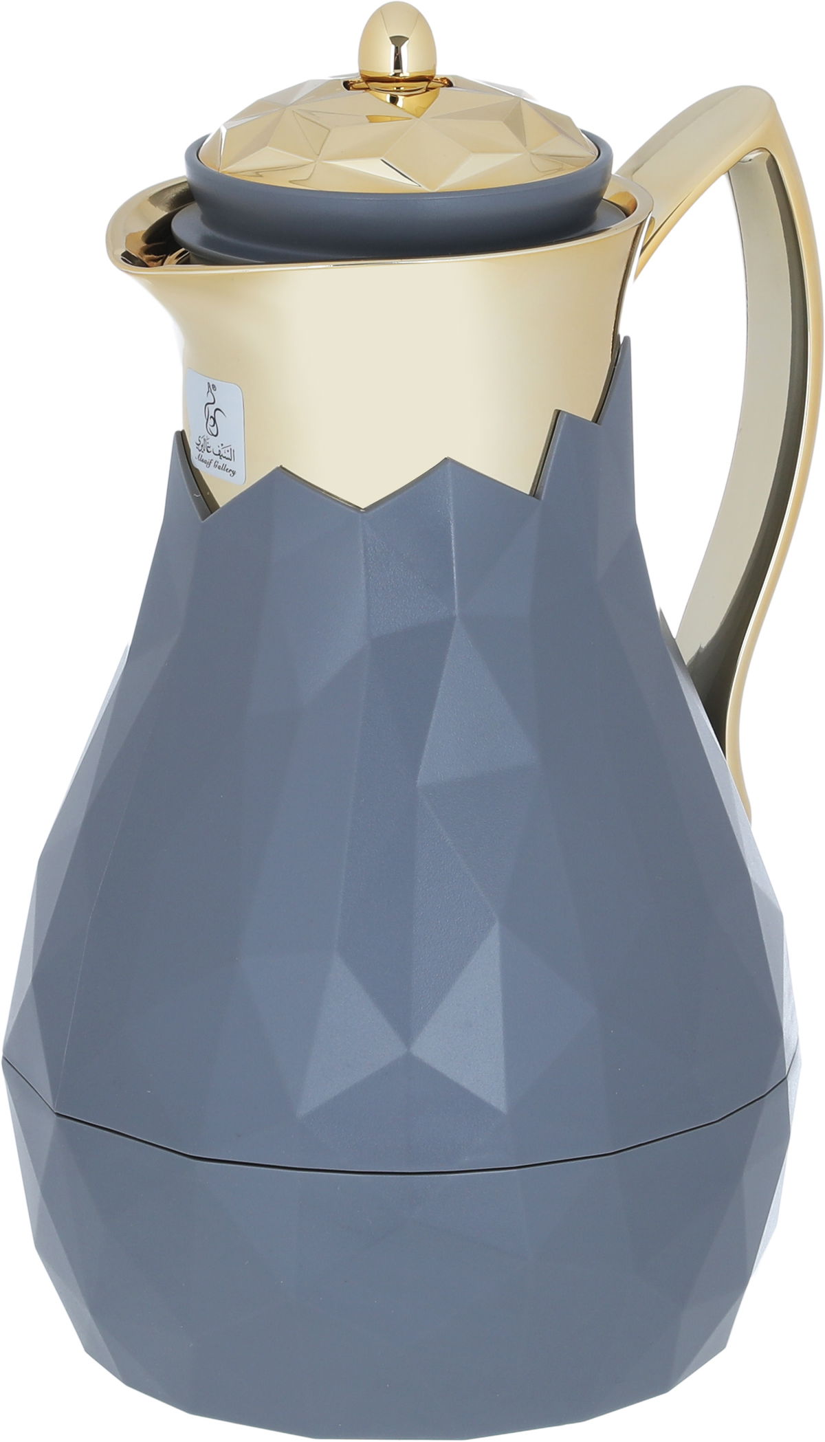 Everest Diamond Thermos, 1 liter, glass inner shell, plastic outer shell - dark grey product image 3