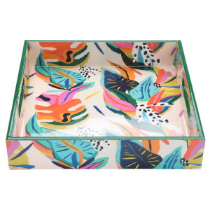 طوفرية تقديم بلاستيك السيف غاليري، 2×10×10سم، مربع، مشجر أخضر - ملون product image