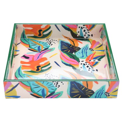 طوفرية تقديم بلاستيك السيف غاليري، 2×10×10سم، مربع، مشجر أخضر - ملون product image 1