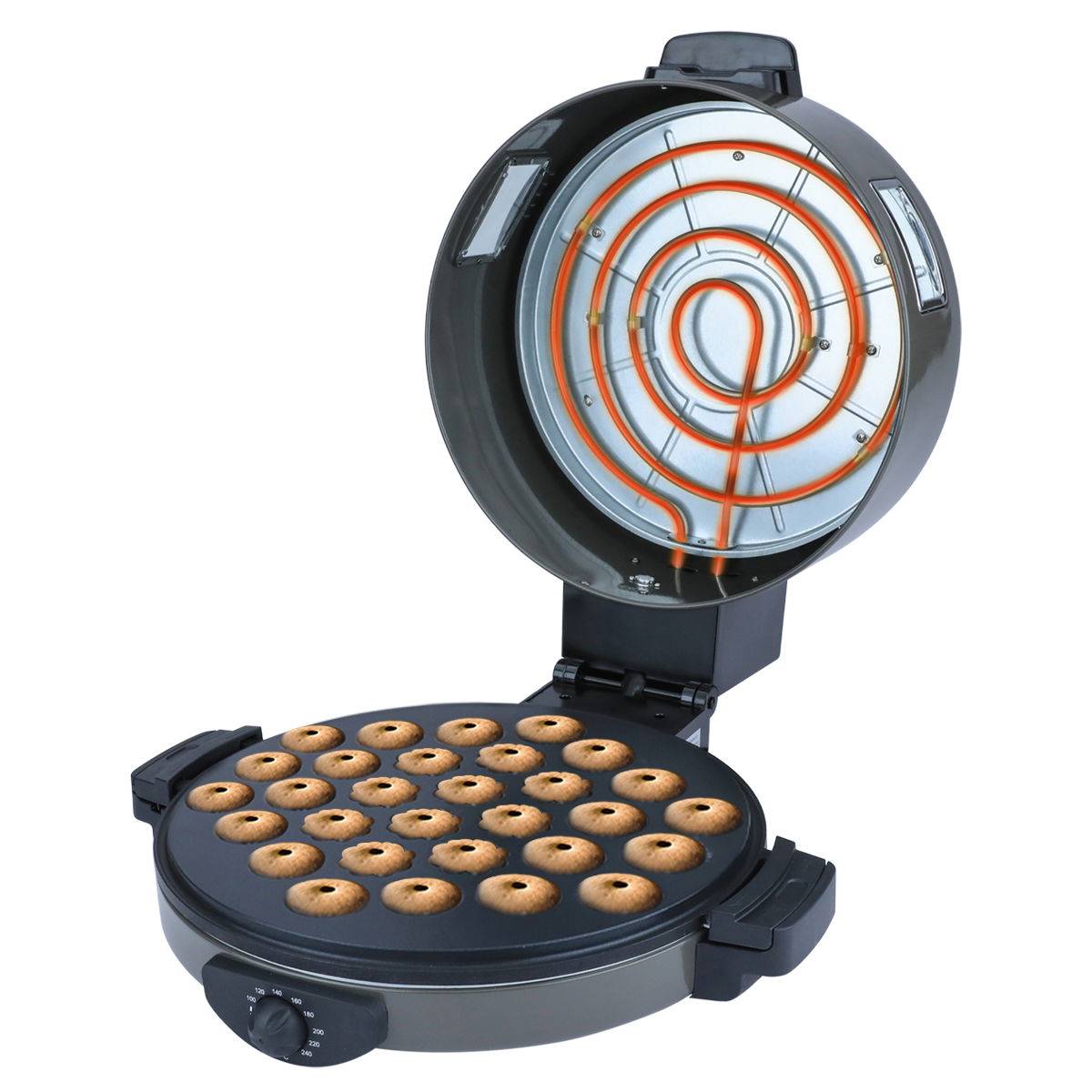 Edison 3 In 1 Home Baker, 40 Cm, 2400 Watt, Temperature Control - Dark Gray product image 3