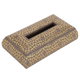 علبة منديل خشب وهج الماسة، 24×14×6 - بني product image 1
