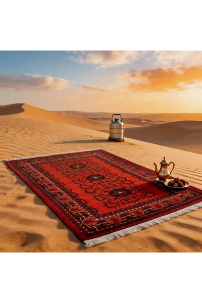 سجادة مجلس بوليستر سجادتي، 90×200 سم - احمر product image 6