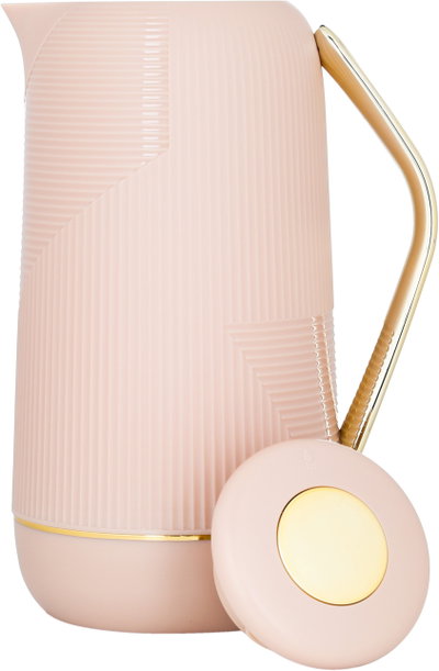 Glory Rawaa Thermos, 1 liter, thermal glass inner container, plastic outer shell - dark beige product image 4
