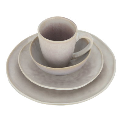 طقم سفرة سيراميك السيف غاليري، 24 قطعة - بيج product image 2