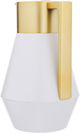 Everest Thermos, 1 liter, golden handle, thermal glass inner shell, plastic outer shell - golden white product image 3