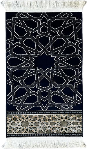 سجادة صلاة ميرلاند، 110×70 سم، سماكة 8 ملم، R-MR-8-01 - كحلي product image