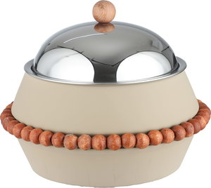 تمرية بغطاء ستانلس استيل السيف غاليري، 23x23x18 سم، دائري - متعدد الألوان product image