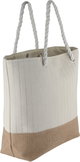 طقم شنطة قماش السيف غاليري، 2 قطعة، 38x15x35 سم - كريمي product image 4