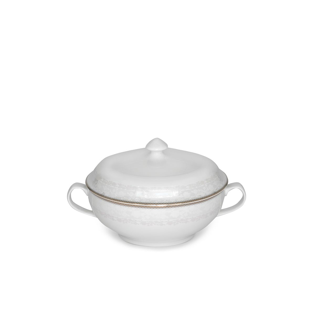 طقم سفرة بورسلان السيف غاليري، 86 قطعة - ابيض product image 2