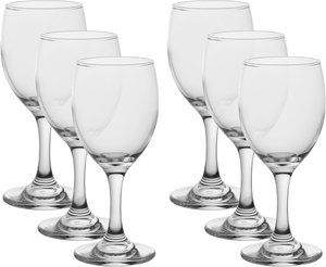 Al Saif Gallery Glass Cups Set, 6.5 oz, 6 Pieces - Clear product image