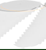 Alsaif Gallery Porcelain Dinner Set, 65 Pieces, Gold-White Rim product image 7