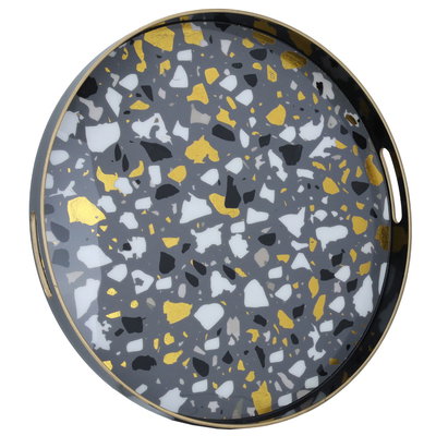 Al Saif Gallery acrylic tray, round - colored product image 2