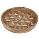 طوفرية تقديم خشب السيف غاليري، 14x14x2 سم، دائري - بني product image 1